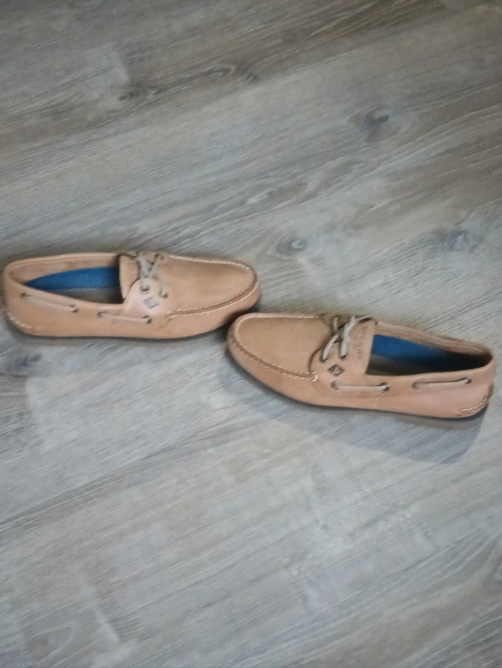Sperry Authentic Original Leather Loafers (Tan) A-